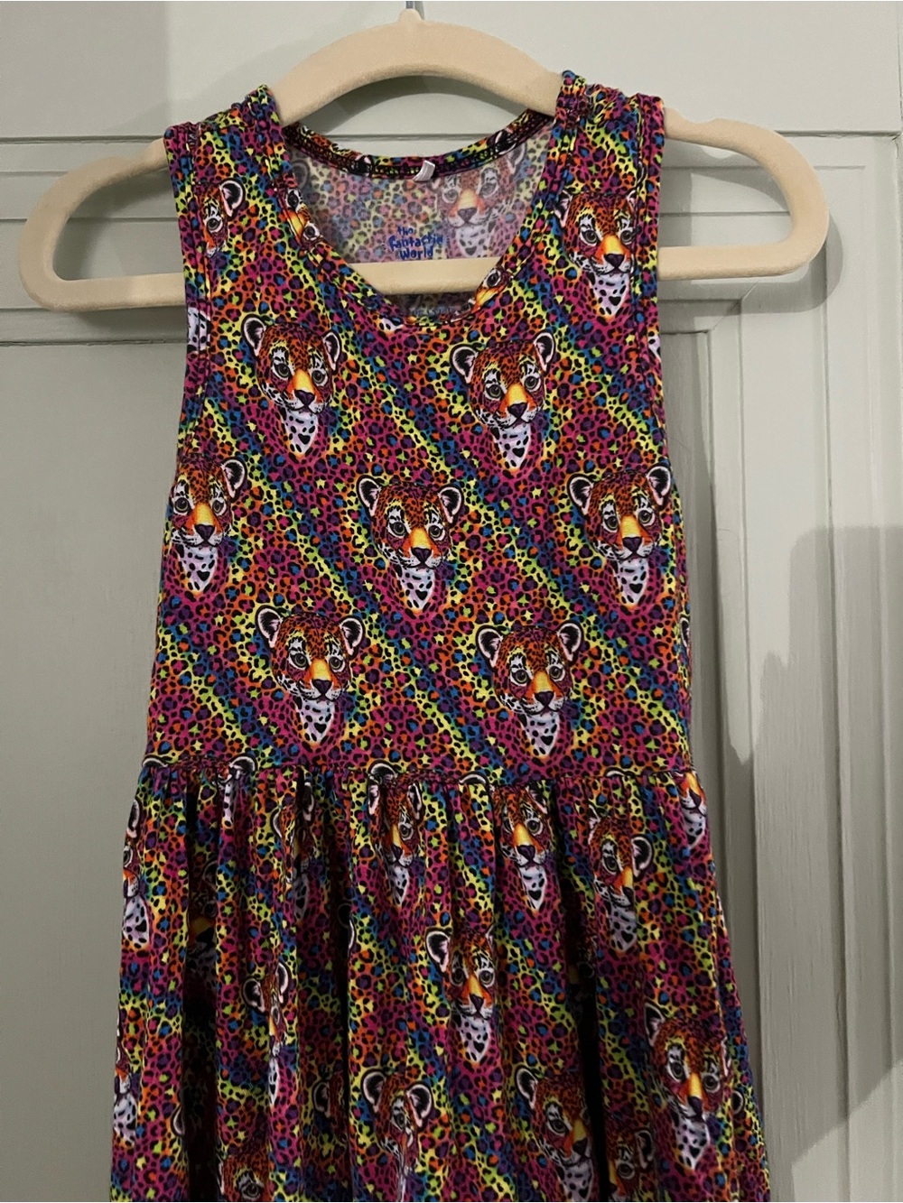Lisa Frank x Posh Peanut Toddler Girl Swing Dress Sleeveless 3T-4T - Picture 2 of 4